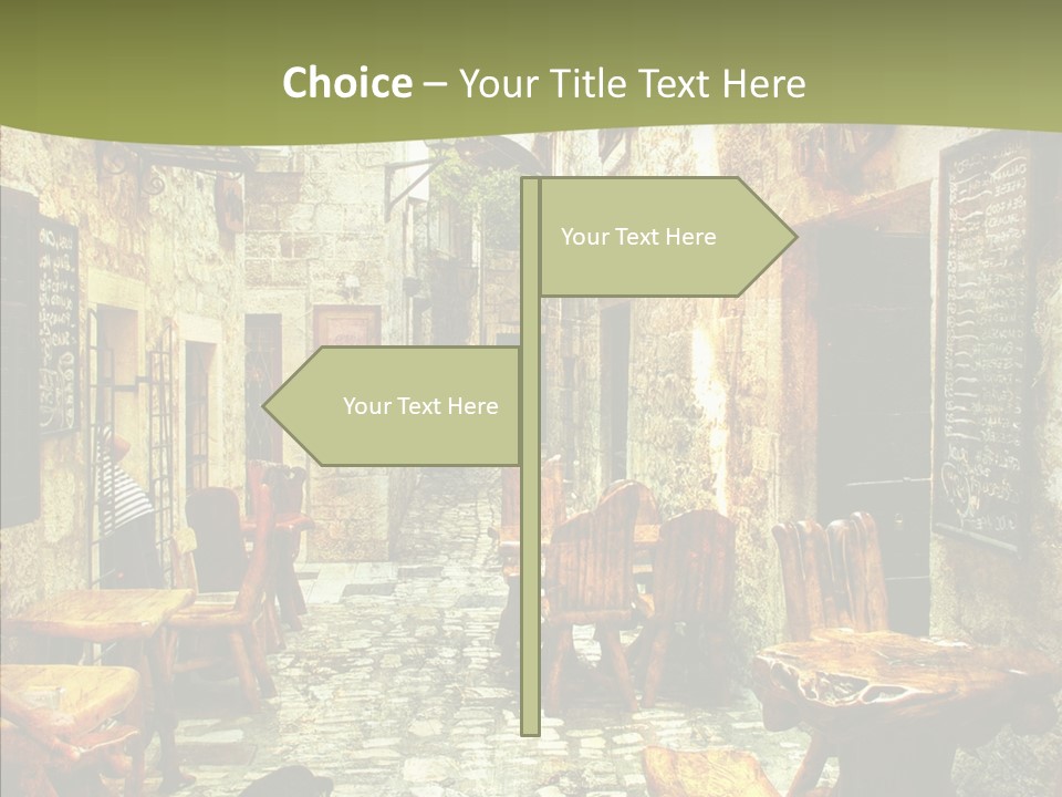 Alley Details House PowerPoint Template