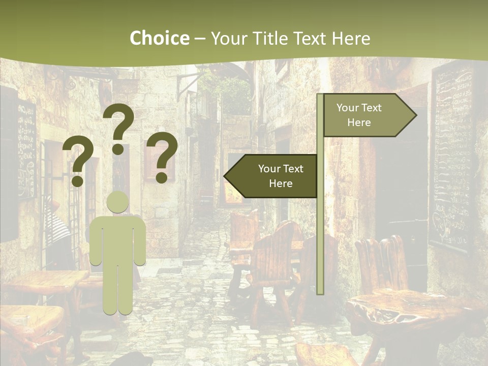 Alley Details House PowerPoint Template