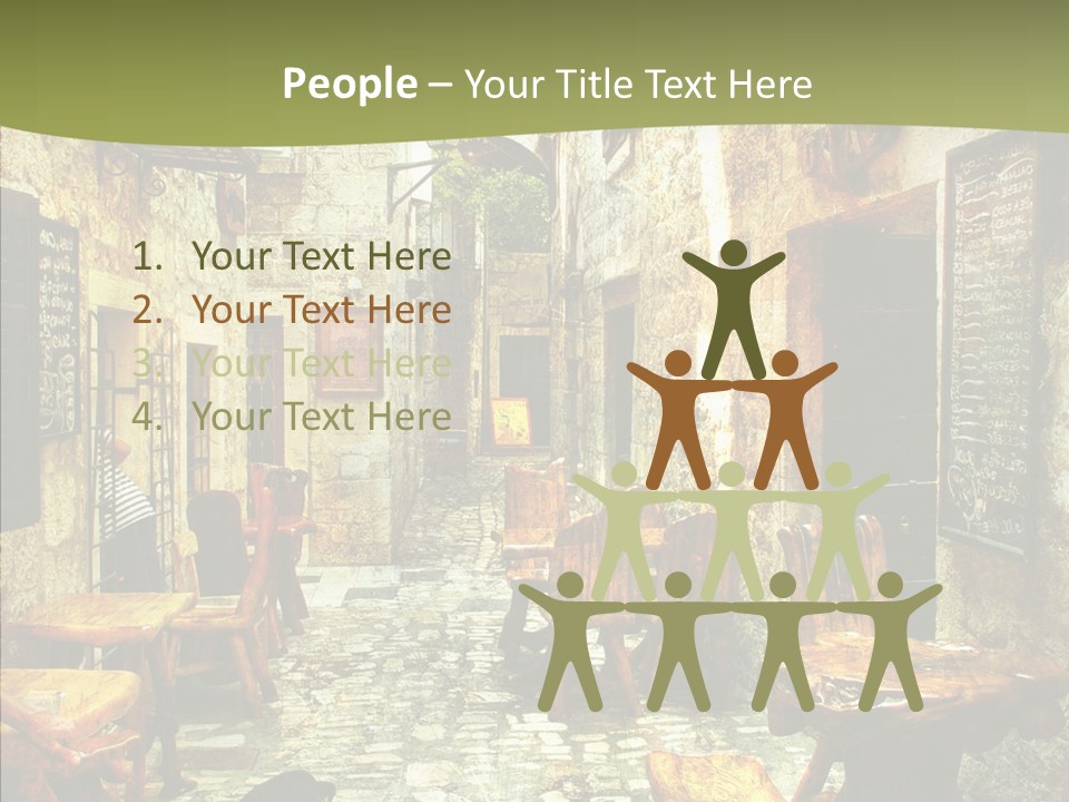 Alley Details House PowerPoint Template