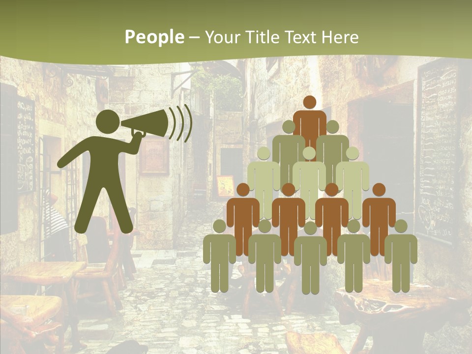 Alley Details House PowerPoint Template