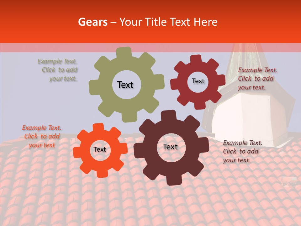 Exterior Glass Residence PowerPoint Template
