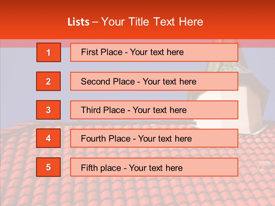 Exterior Glass Residence PowerPoint Template
