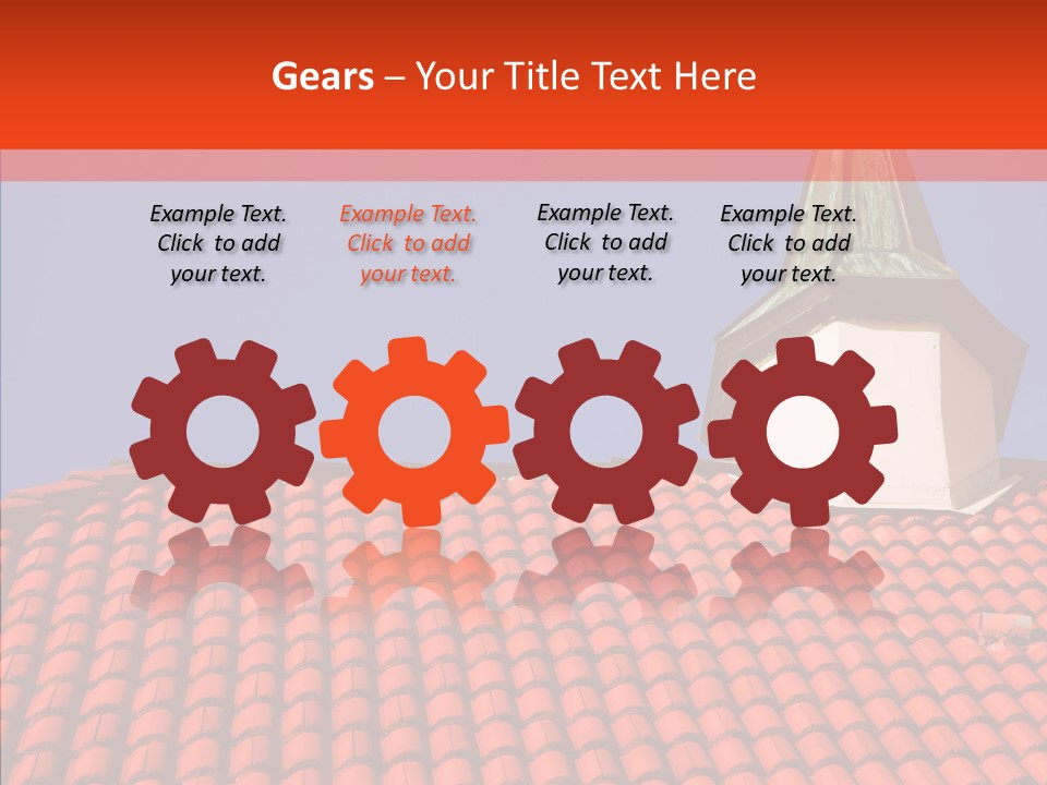 Exterior Glass Residence PowerPoint Template