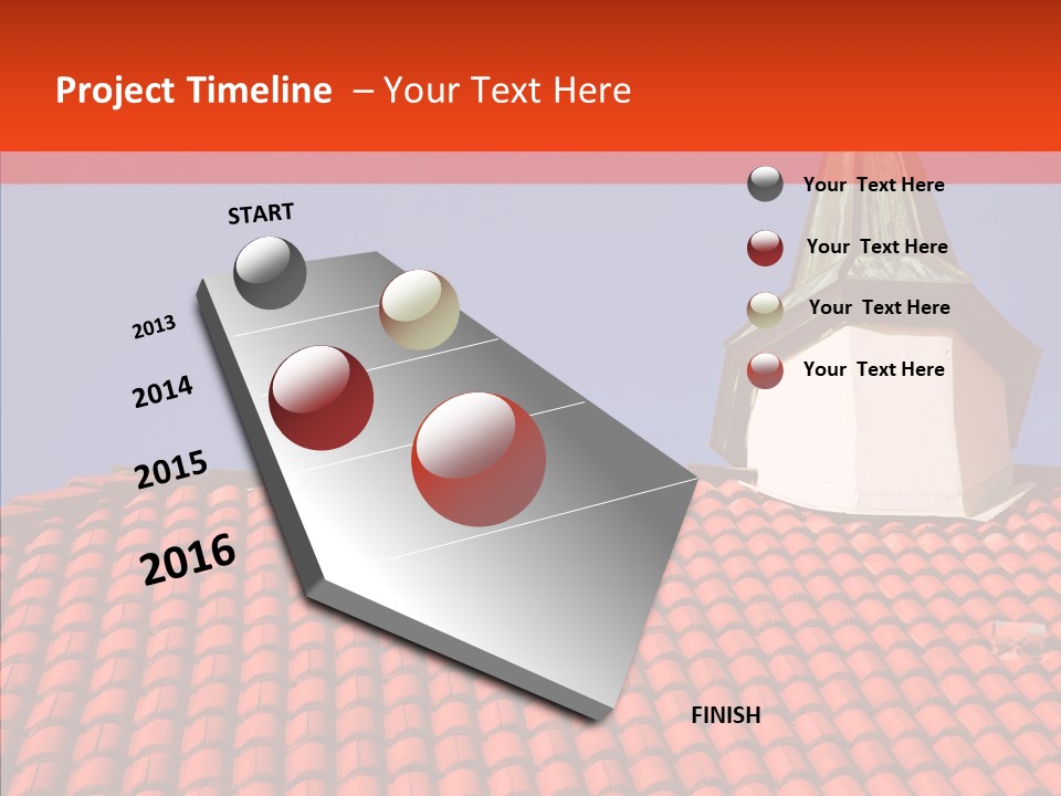 Exterior Glass Residence PowerPoint Template