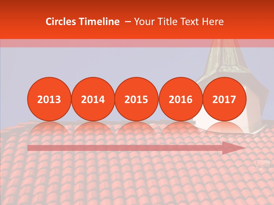 Exterior Glass Residence PowerPoint Template