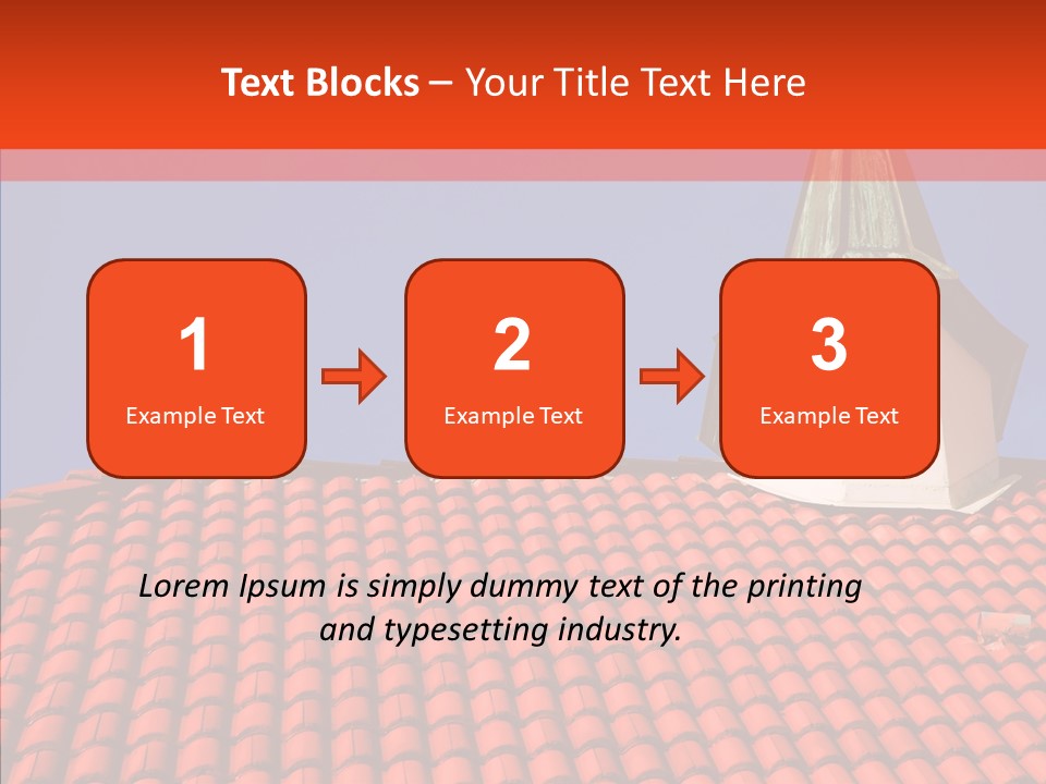 Exterior Glass Residence PowerPoint Template