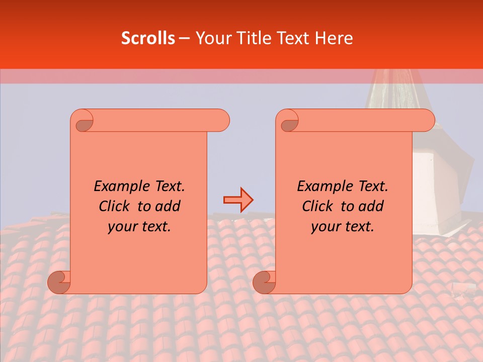 Exterior Glass Residence PowerPoint Template