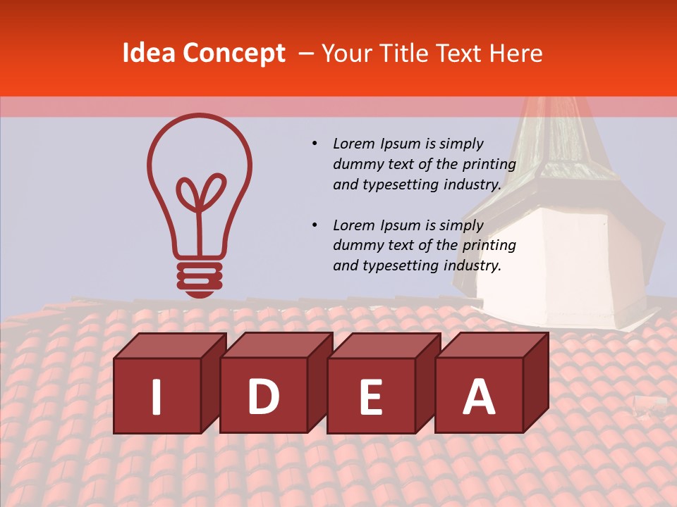 Exterior Glass Residence PowerPoint Template