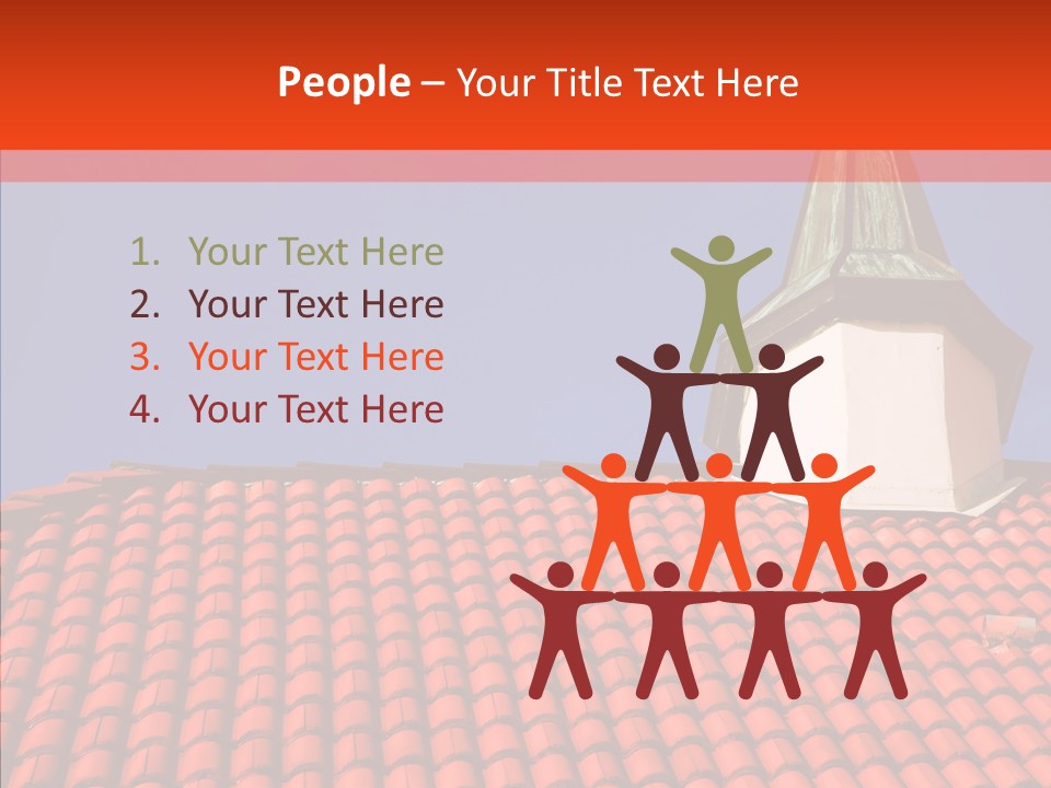 Exterior Glass Residence PowerPoint Template