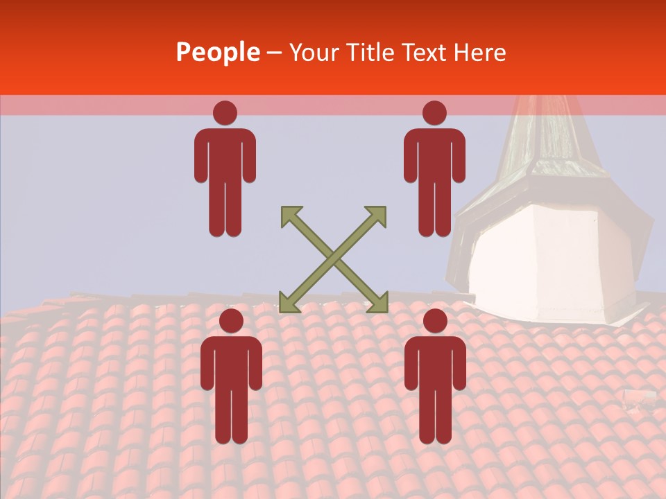 Exterior Glass Residence PowerPoint Template