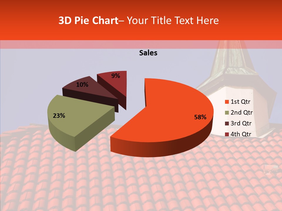 Exterior Glass Residence PowerPoint Template