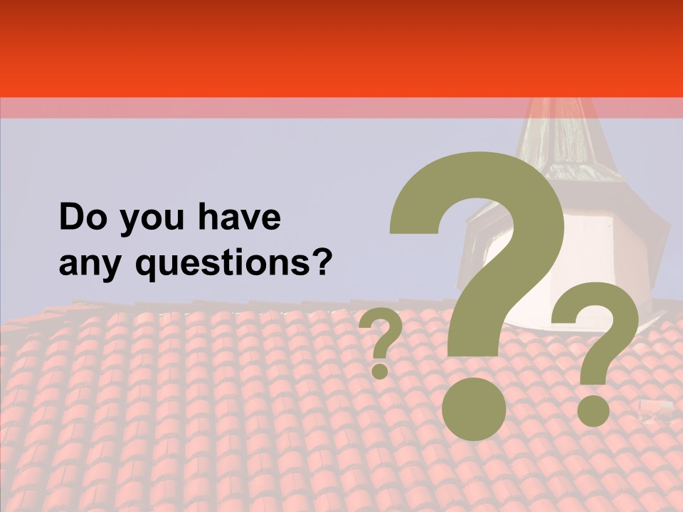 Exterior Glass Residence PowerPoint Template