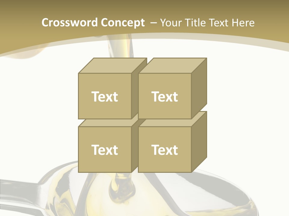 Overflow Pour Spoon PowerPoint Template
