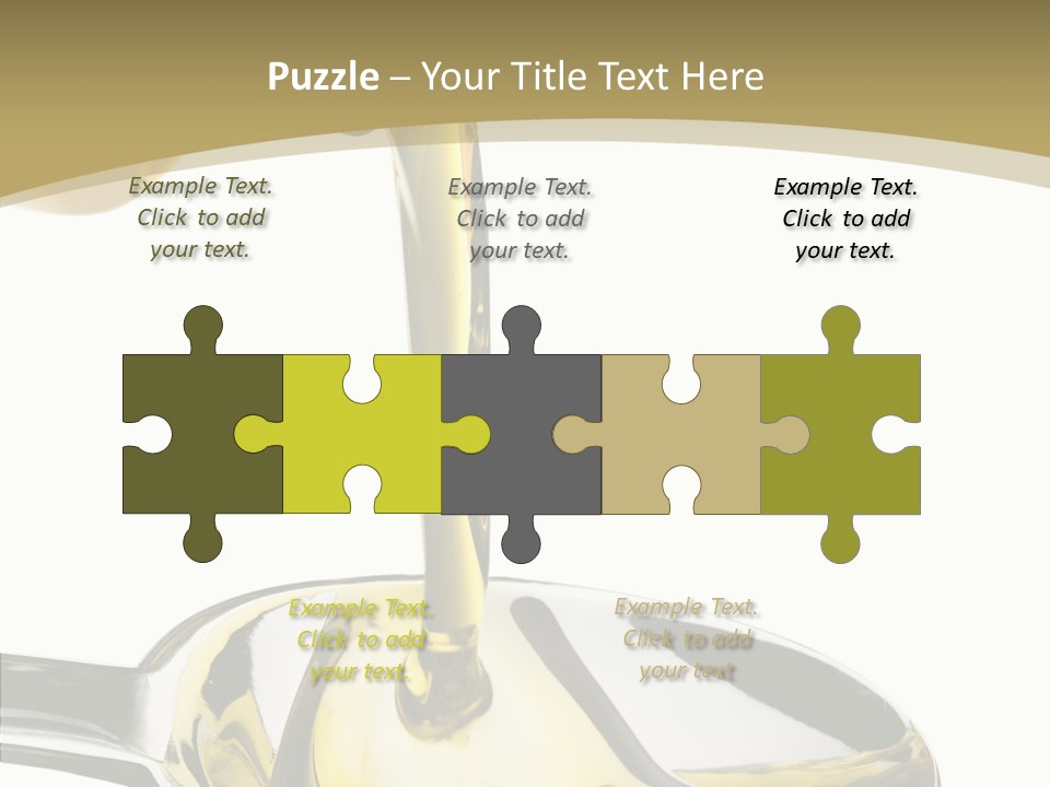 Overflow Pour Spoon PowerPoint Template