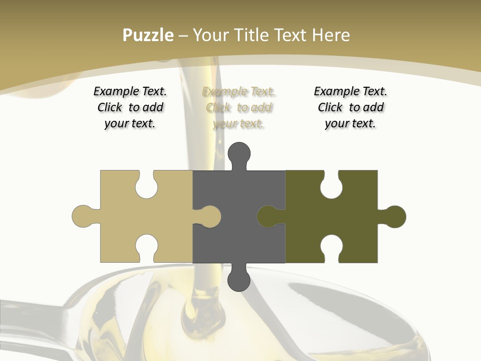 Overflow Pour Spoon PowerPoint Template