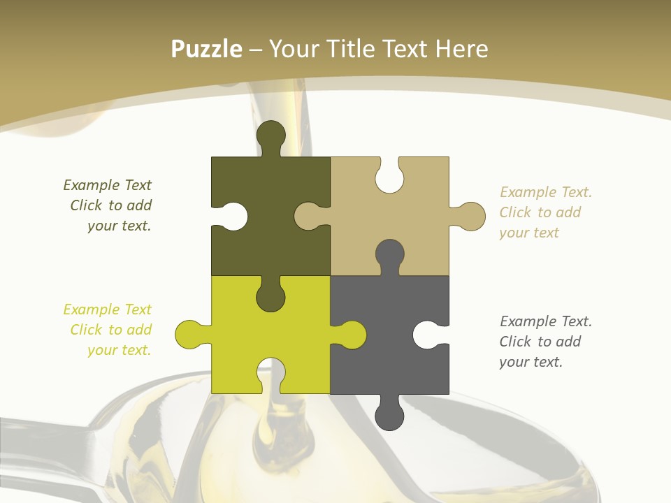 Overflow Pour Spoon PowerPoint Template