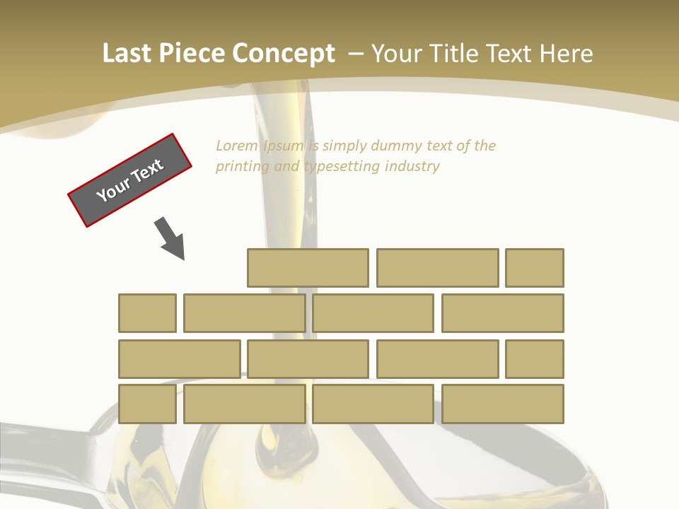 Overflow Pour Spoon PowerPoint Template