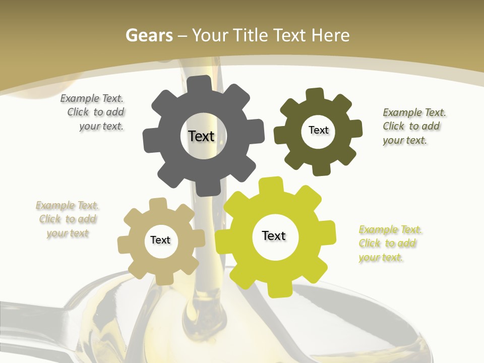 Overflow Pour Spoon PowerPoint Template