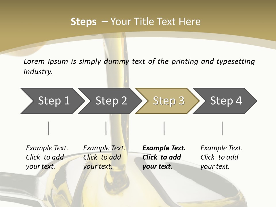 Overflow Pour Spoon PowerPoint Template