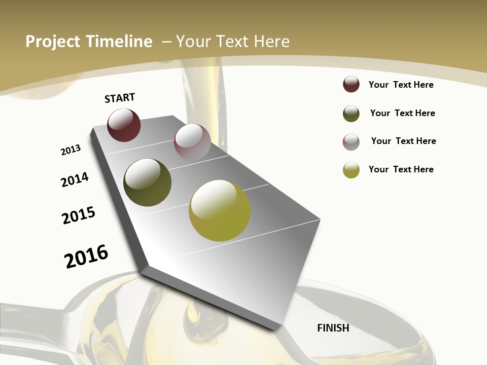 Overflow Pour Spoon PowerPoint Template
