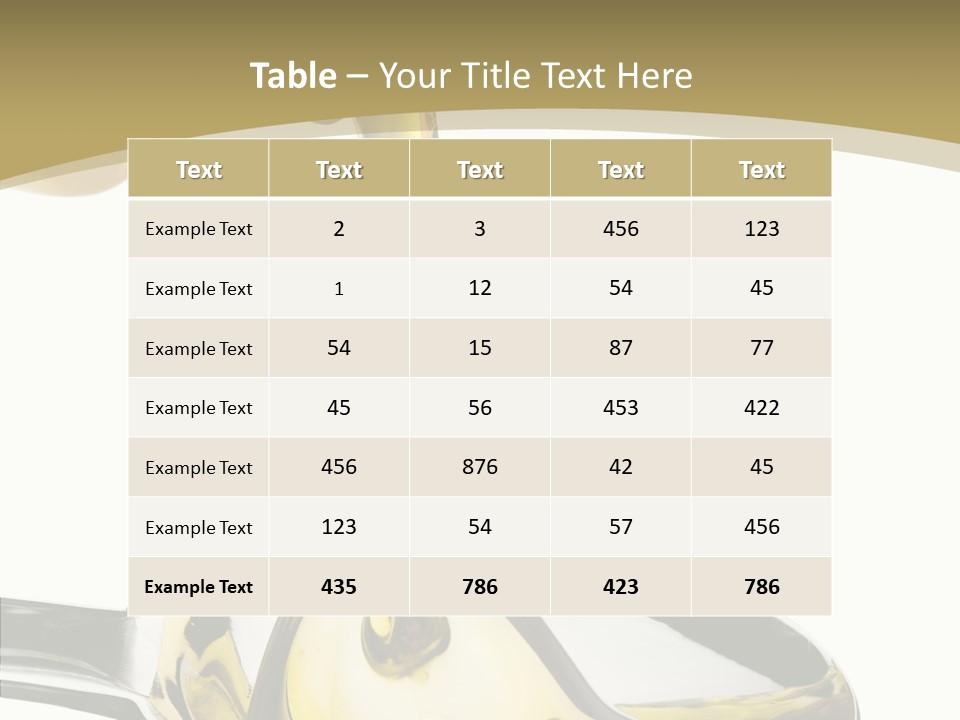 Overflow Pour Spoon PowerPoint Template
