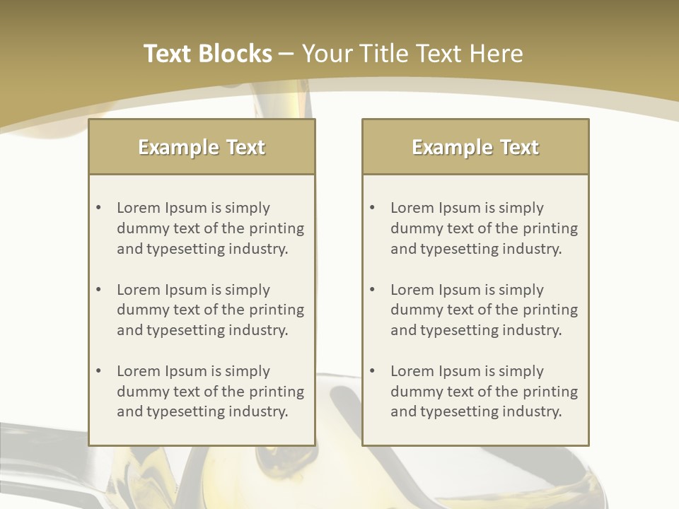 Overflow Pour Spoon PowerPoint Template