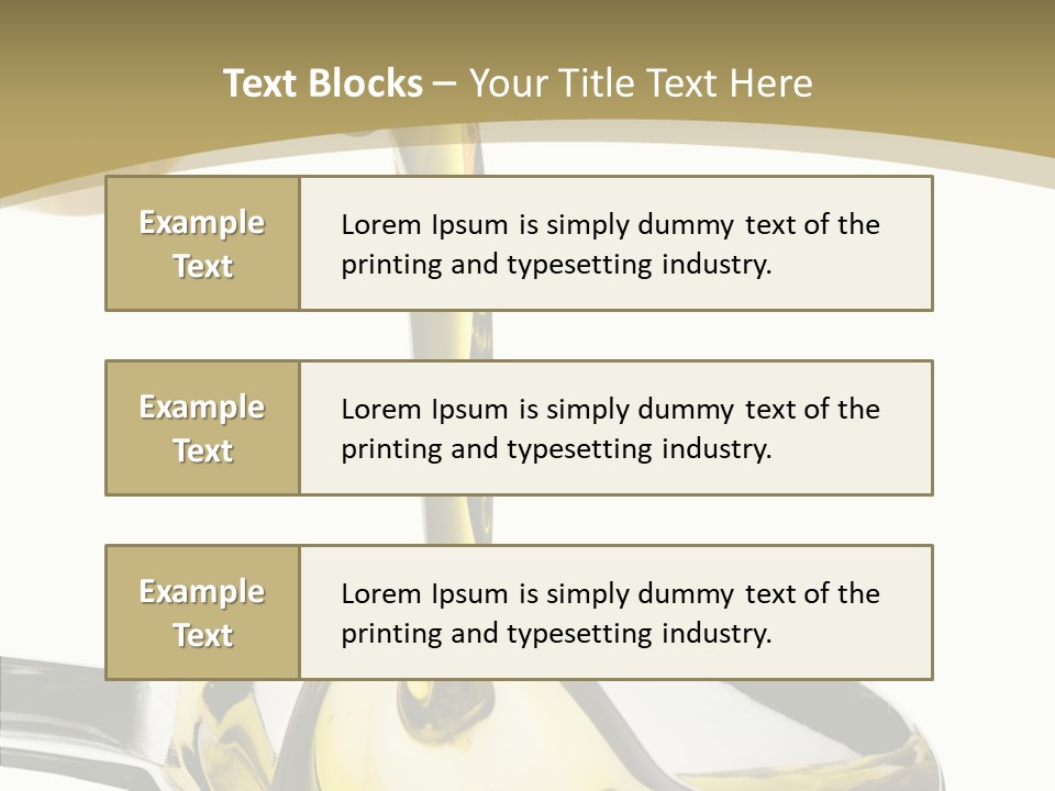 Overflow Pour Spoon PowerPoint Template