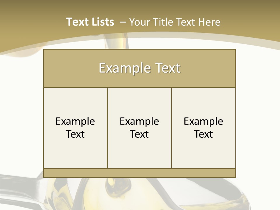 Overflow Pour Spoon PowerPoint Template