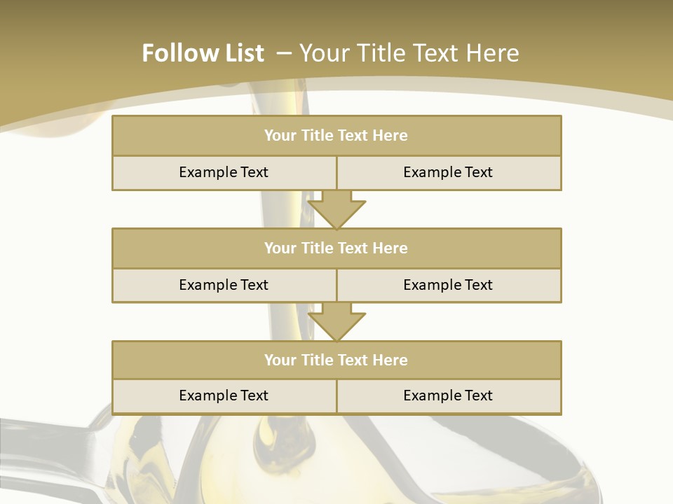 Overflow Pour Spoon PowerPoint Template