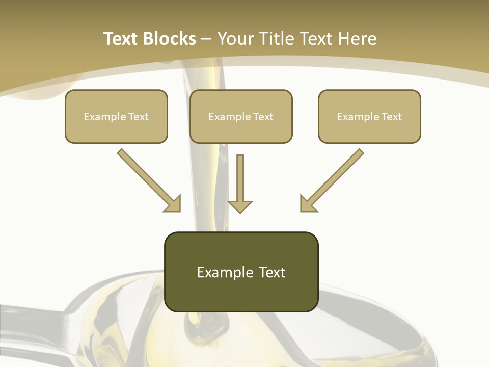 Overflow Pour Spoon PowerPoint Template
