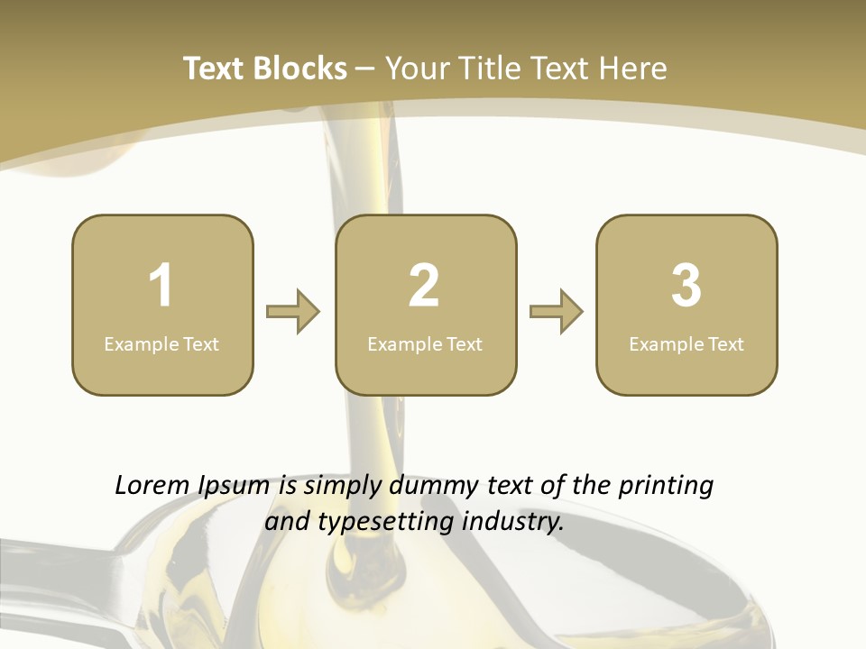 Overflow Pour Spoon PowerPoint Template