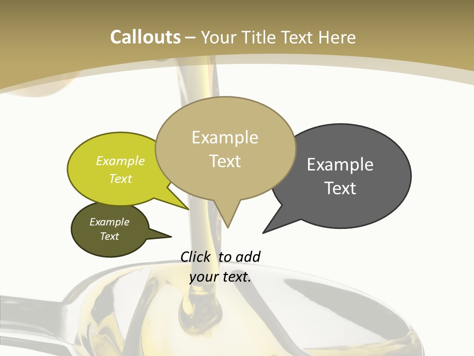 Overflow Pour Spoon PowerPoint Template