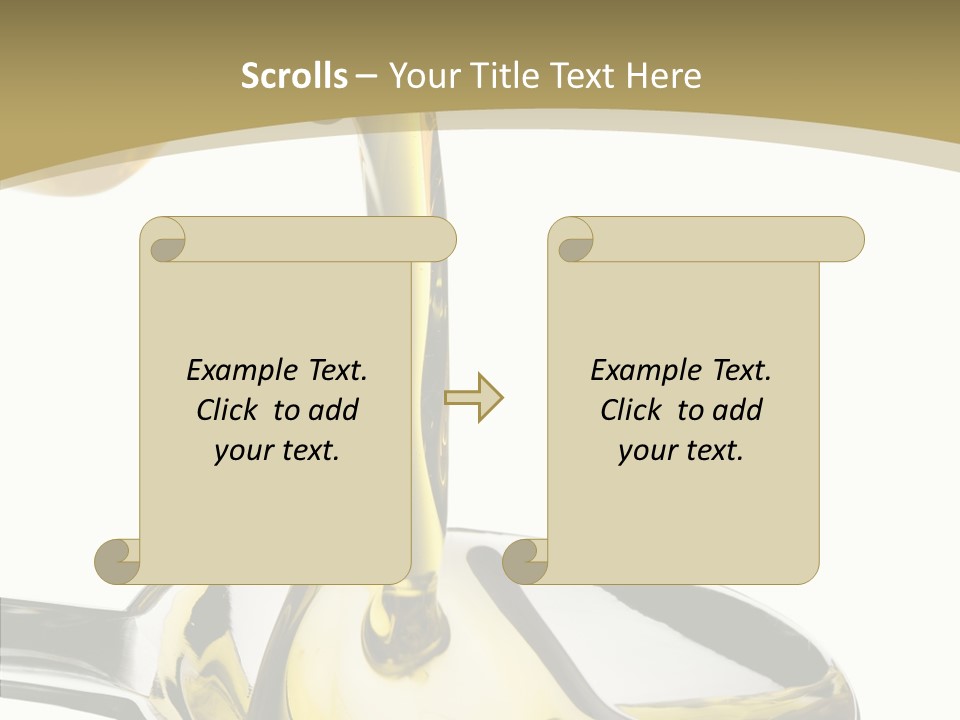 Overflow Pour Spoon PowerPoint Template
