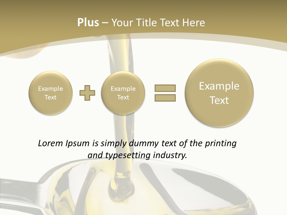 Overflow Pour Spoon PowerPoint Template