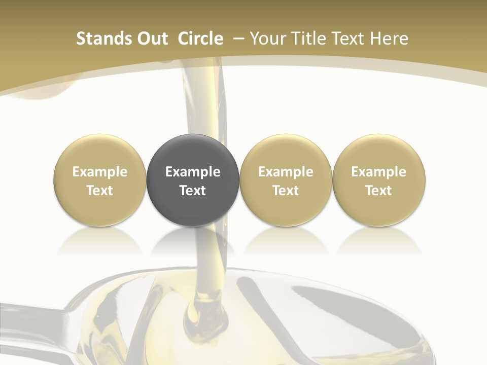 Overflow Pour Spoon PowerPoint Template