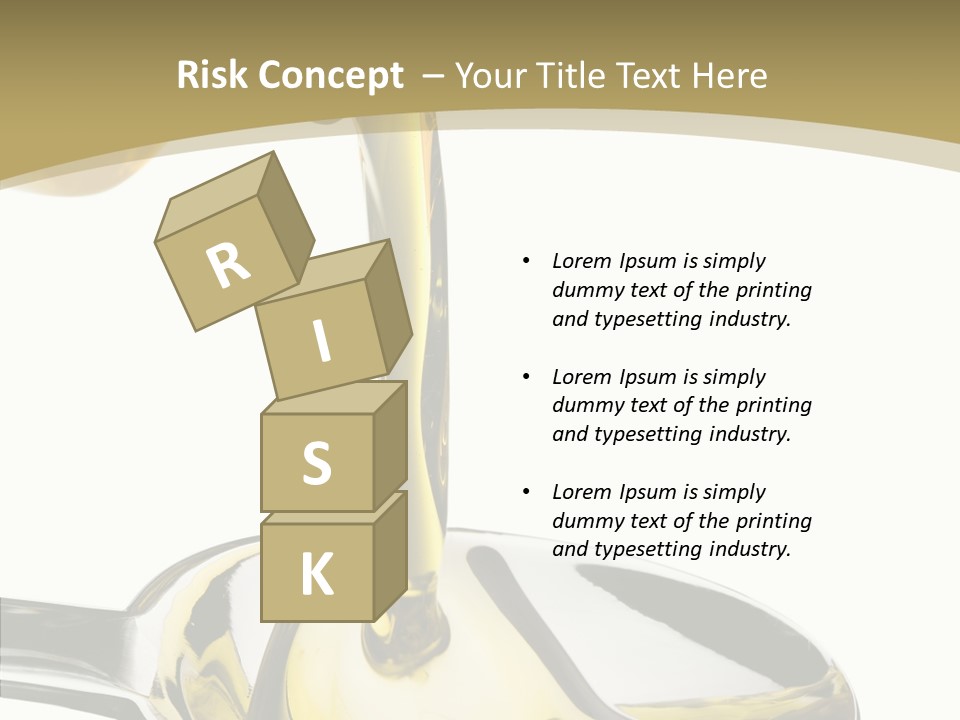 Overflow Pour Spoon PowerPoint Template