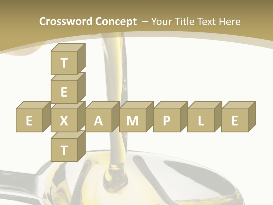 Overflow Pour Spoon PowerPoint Template