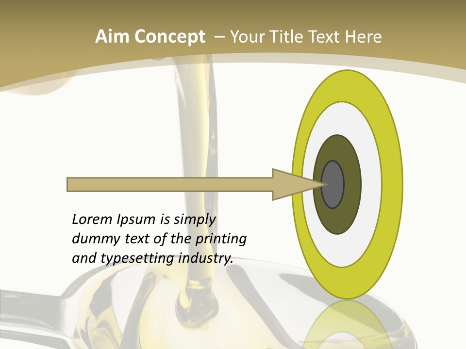 Overflow Pour Spoon PowerPoint Template