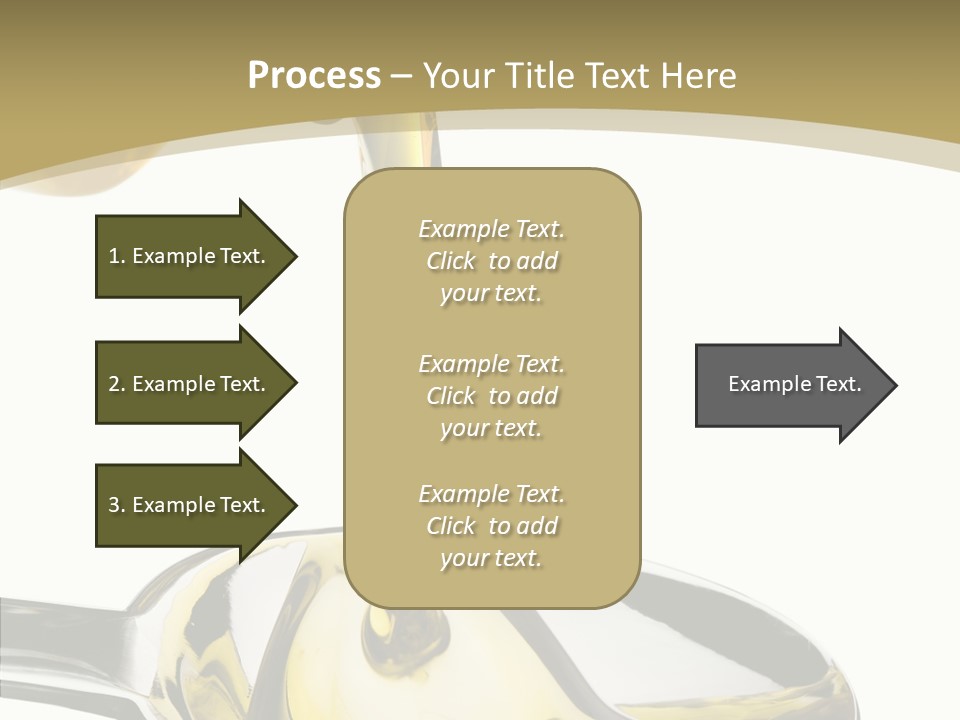 Overflow Pour Spoon PowerPoint Template