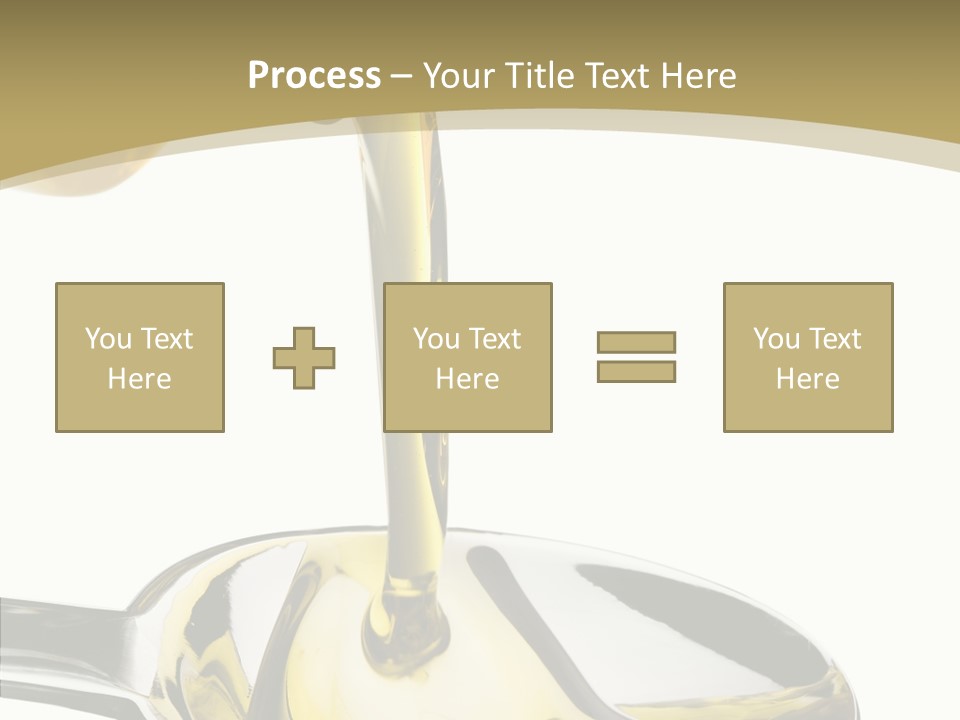 Overflow Pour Spoon PowerPoint Template
