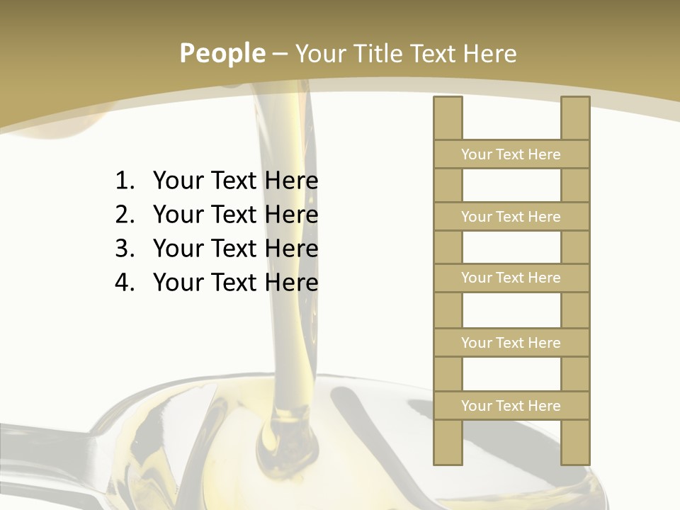 Overflow Pour Spoon PowerPoint Template