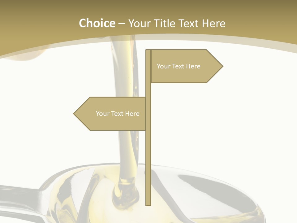 Overflow Pour Spoon PowerPoint Template