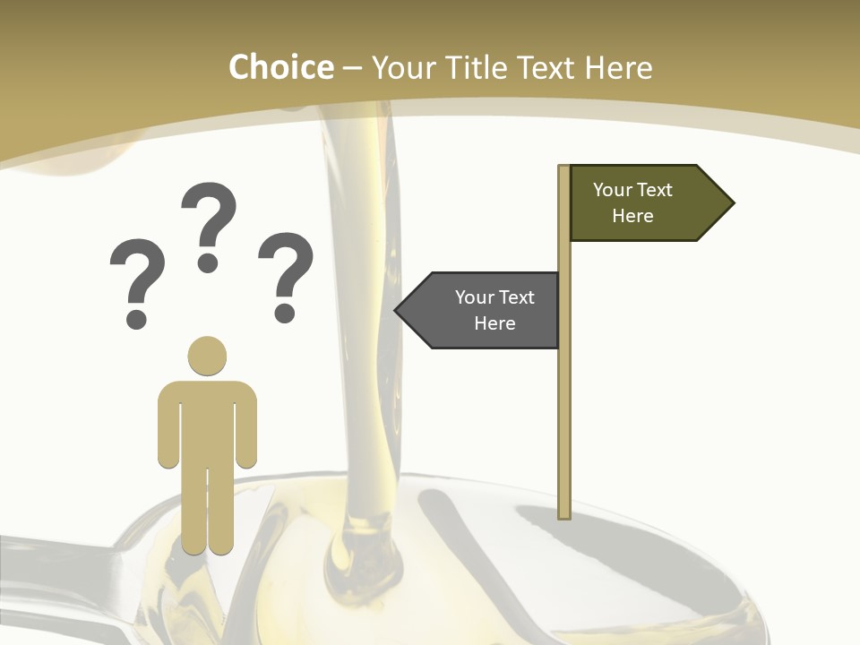 Overflow Pour Spoon PowerPoint Template