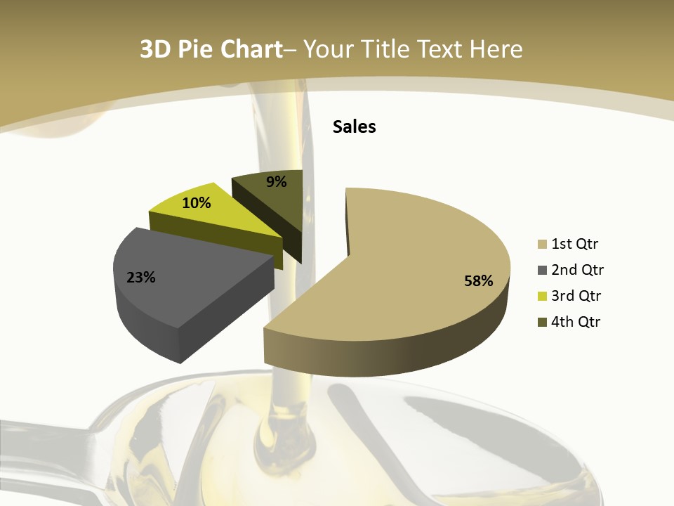 Overflow Pour Spoon PowerPoint Template