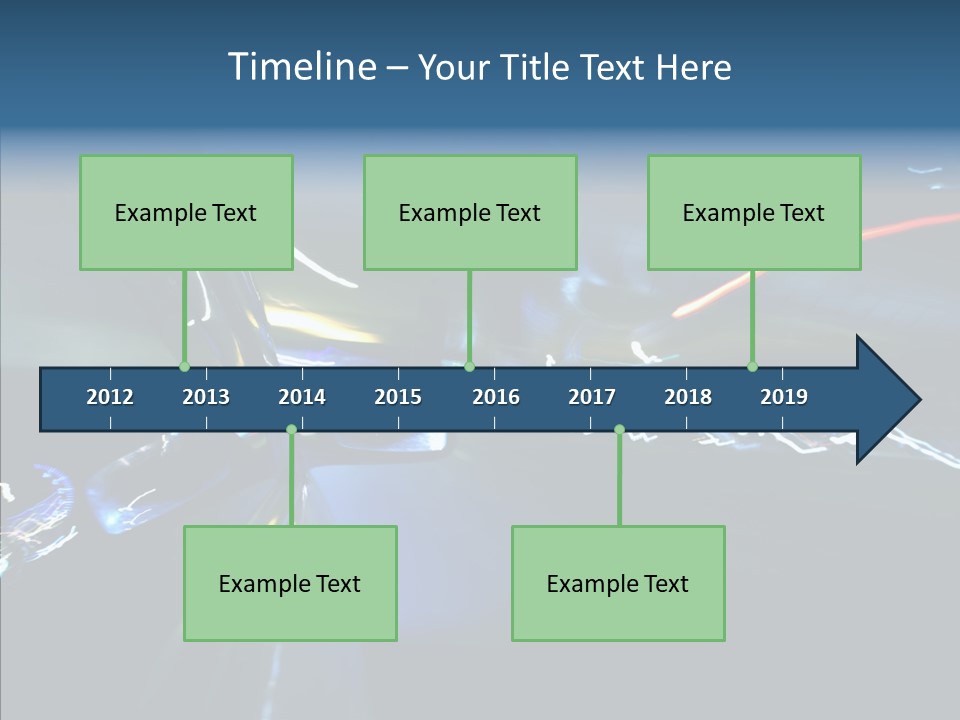 Curve Road Transportation PowerPoint Template