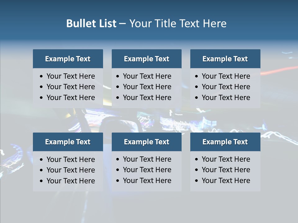 Curve Road Transportation PowerPoint Template