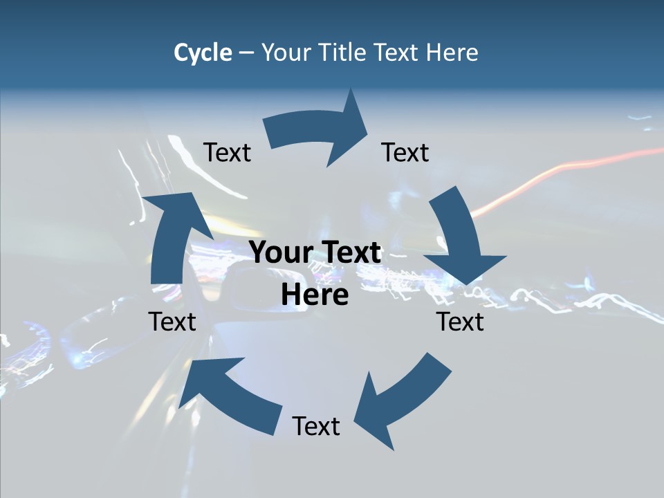 Curve Road Transportation PowerPoint Template