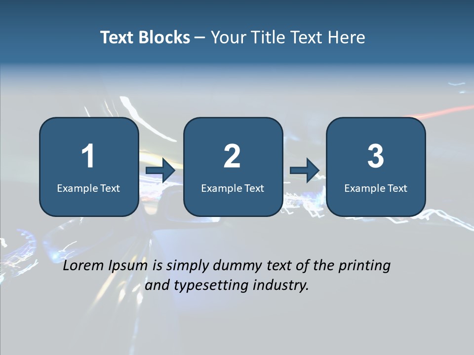 Curve Road Transportation PowerPoint Template
