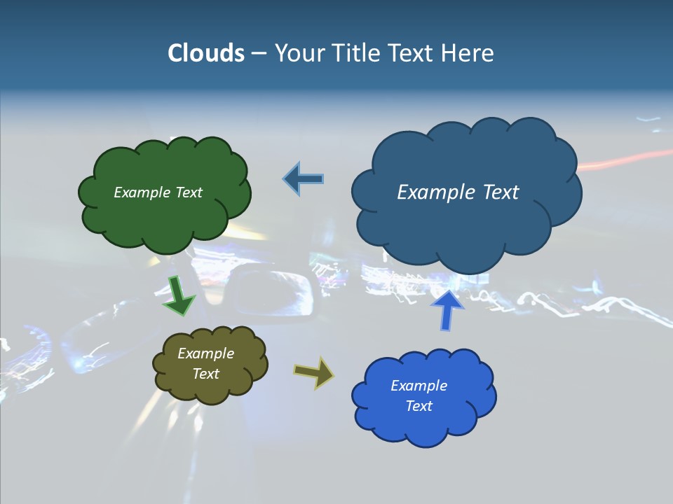Curve Road Transportation PowerPoint Template