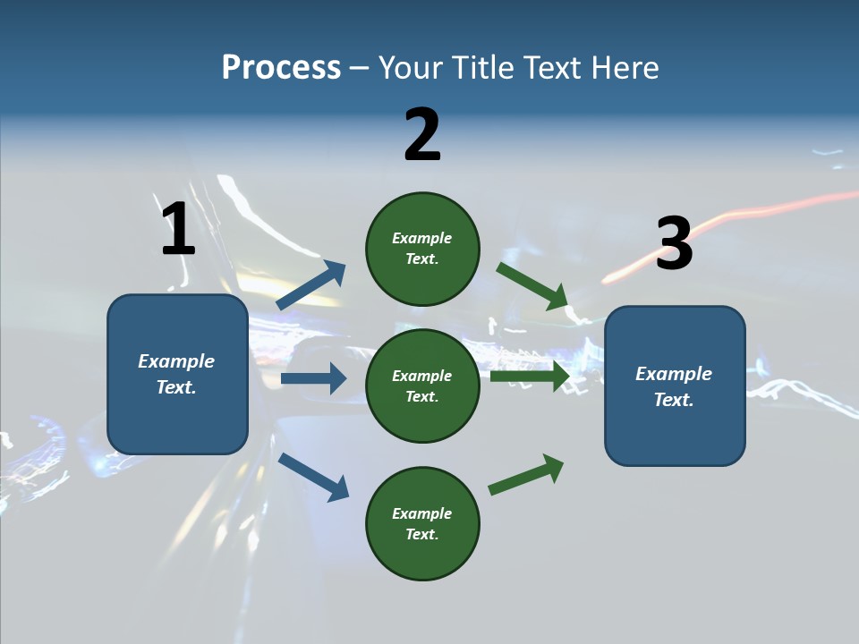 Curve Road Transportation PowerPoint Template